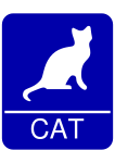 Cat Restroom Sign